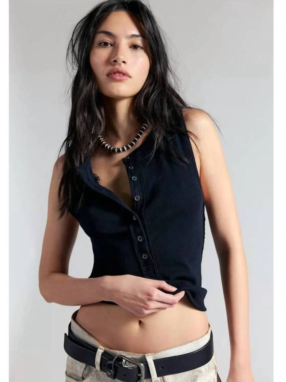 Free People Jamie Henley Tank Black